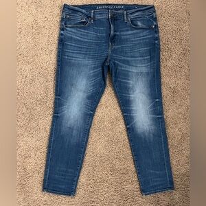 American Eagle Outfitters Dark Blue Skinny Jeans